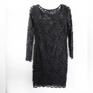 Ambiance Women’s Black Lace Dress